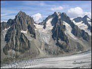 Aiguille et glacier d'Argentière - Haute Savoie