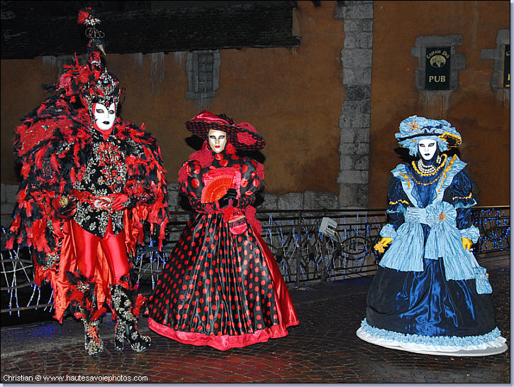 masques vénitiens à Annecy